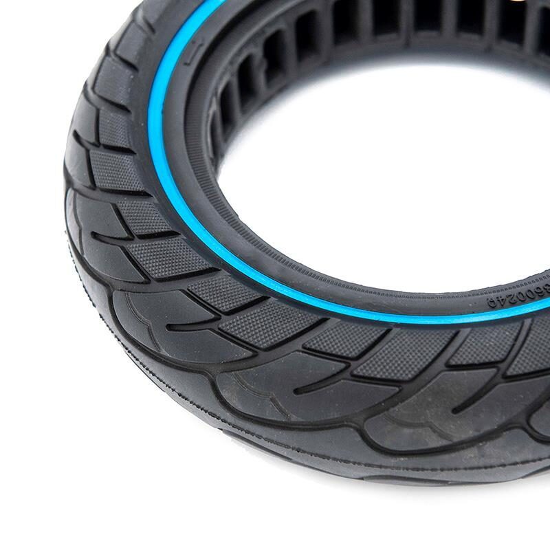 anvelopa plina ultra usoara 10x25 pentru jante 34mm negru albastru 3
