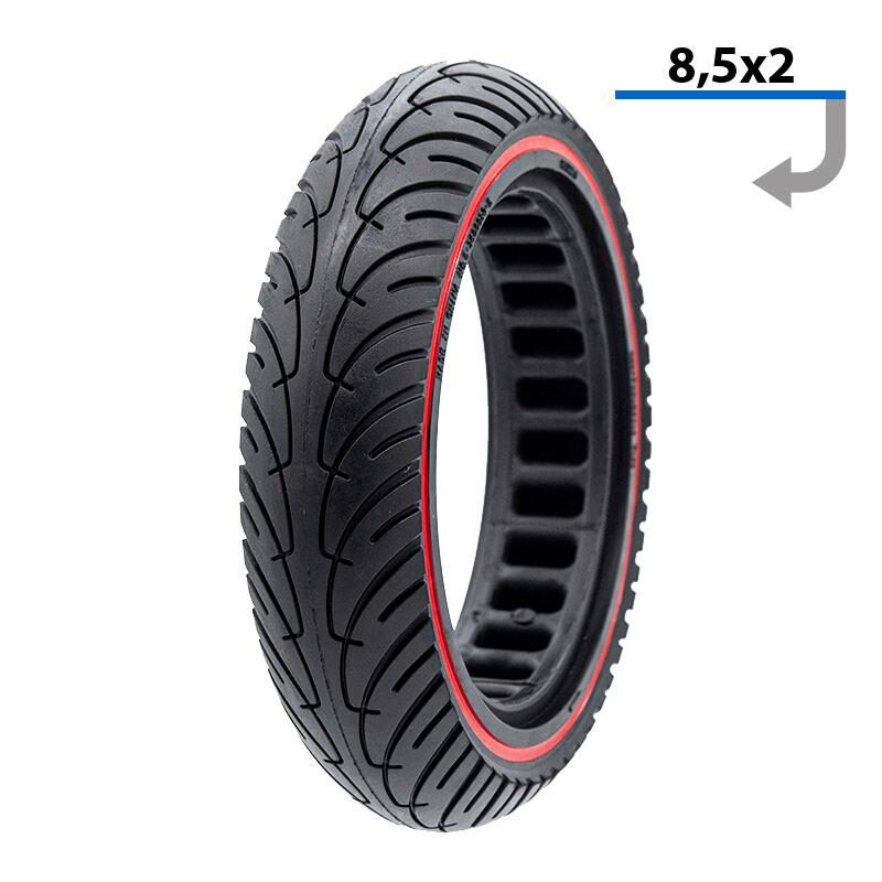 anvelopa plina ultra usoara 85x2 negru rosu