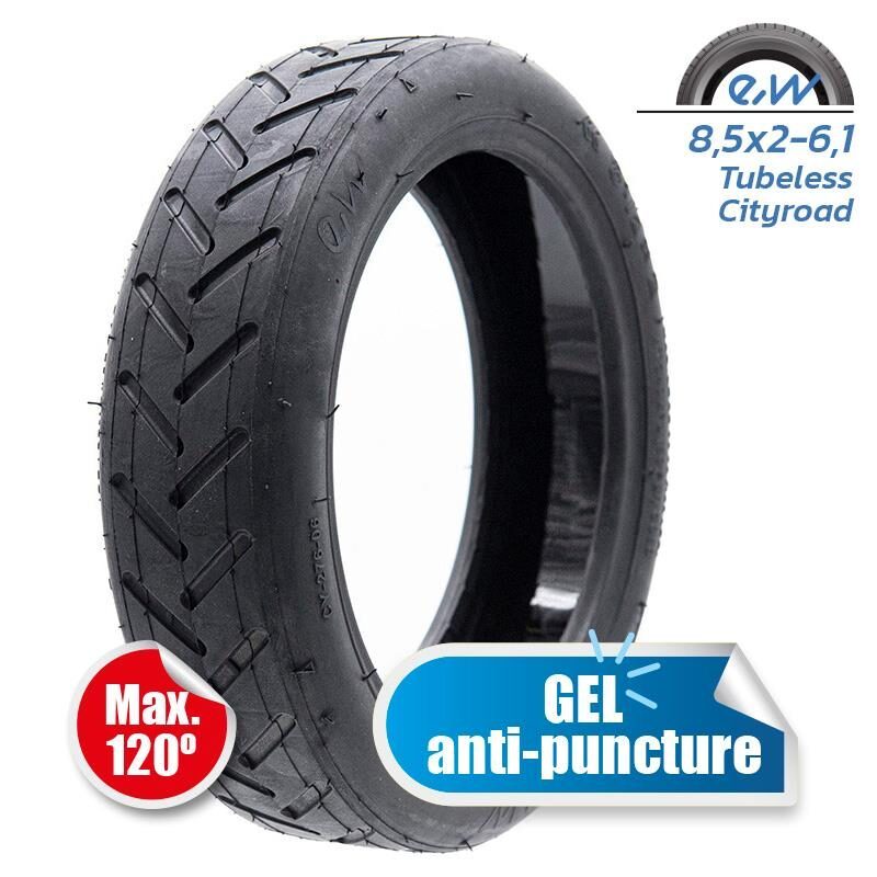 anvelopa tubeless cu gel pentru trotineta 85x2 1