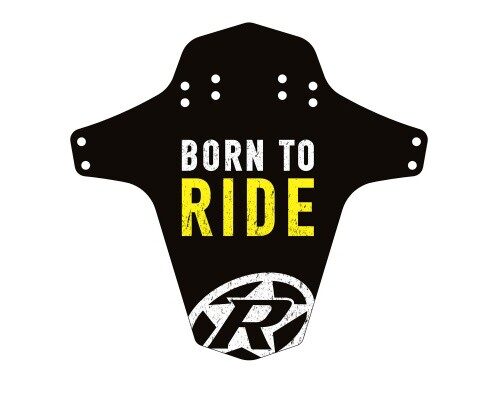 aparatoare reverse born to ride negru alb galben