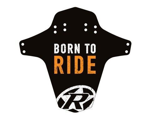 aparatoare reverse born to ride negru alb orange