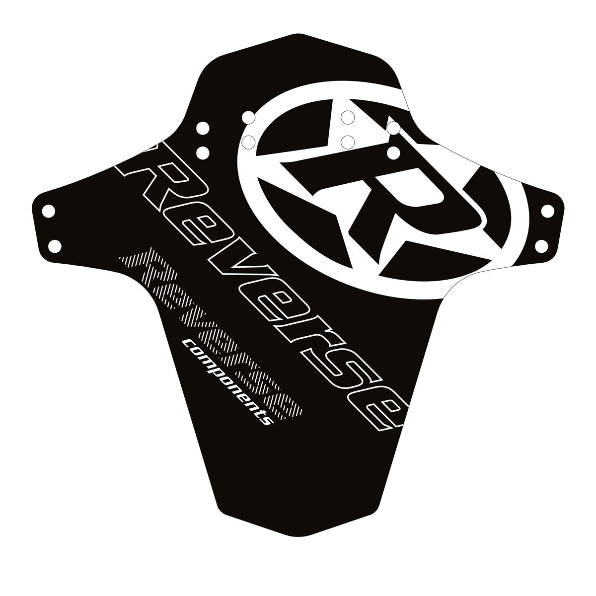 Aparatoare Reverse logo negru/alb