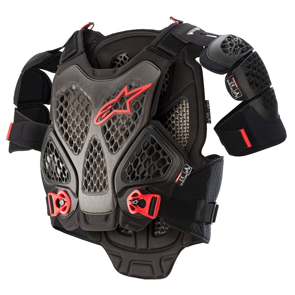 Armura Alpinestars A-6 Chest Protector Negru/Rosu M/L