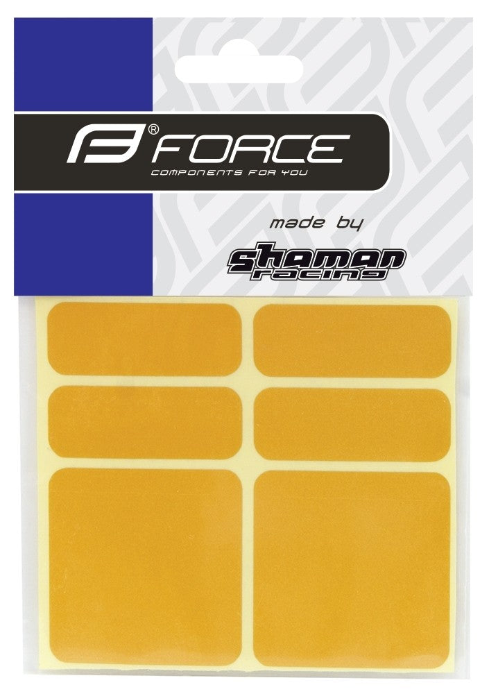 Autocolante Reflectorizante Force, Set 6 Bucati, Yellow