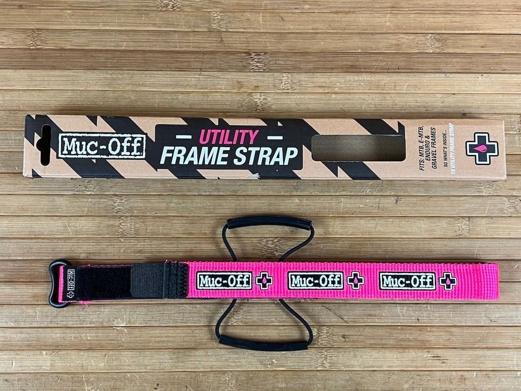 banda prindere cadru muc off utility frame strap roz 1