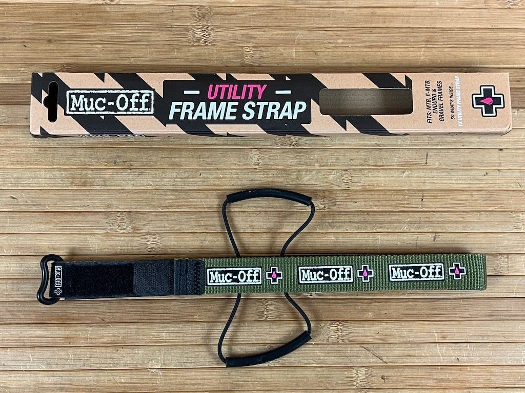 banda prindere cadru muc off utility frame strap verde 2