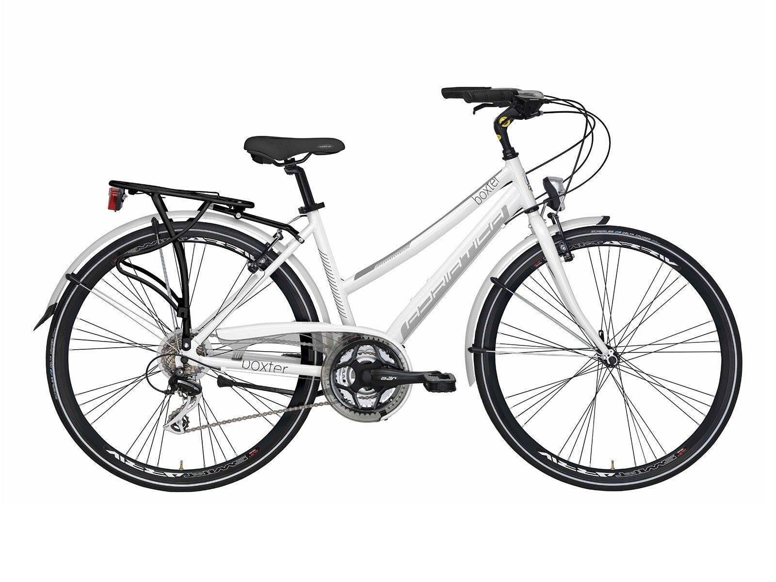 bicicleta adriatica boxter hp 21v donna alba 45 cm