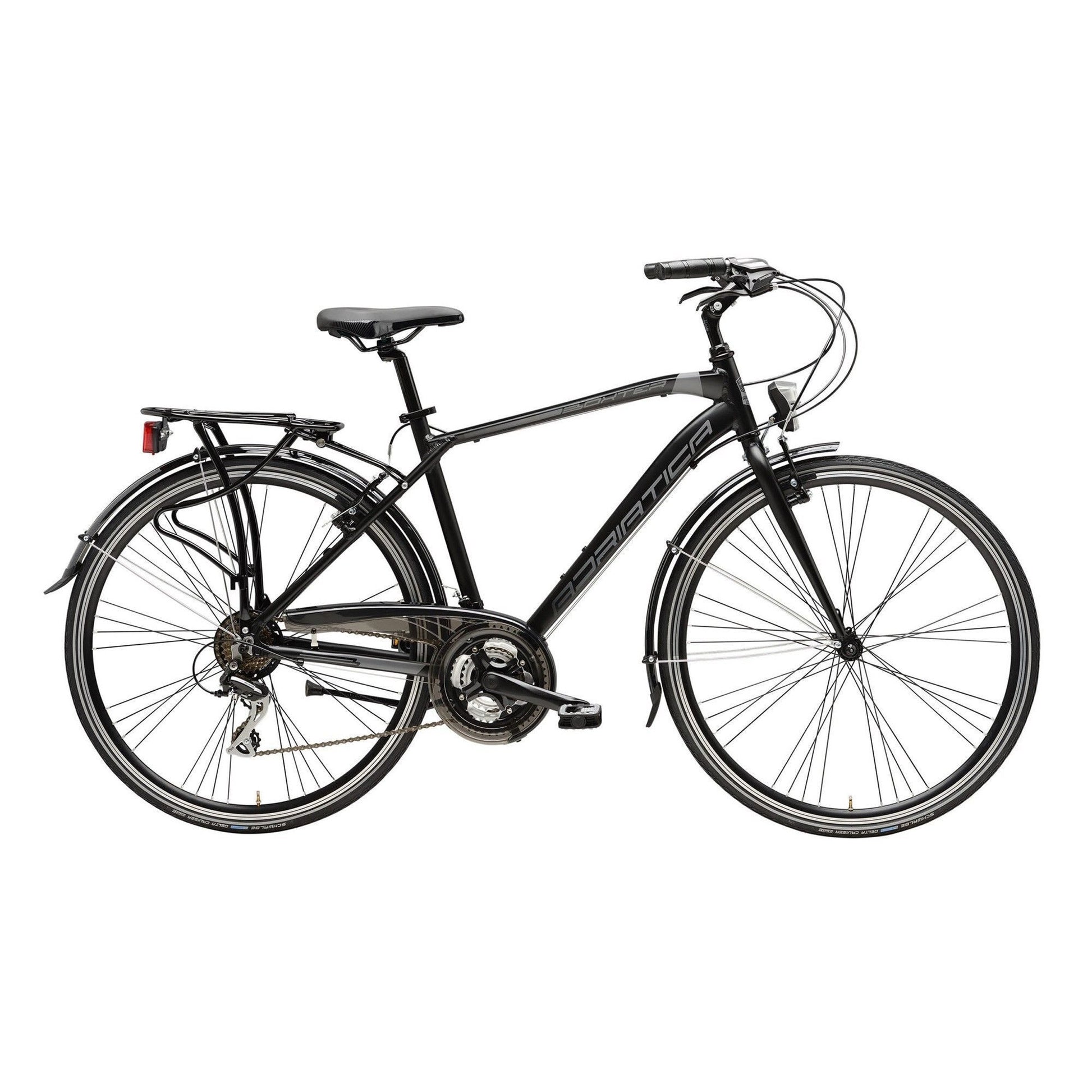 bicicleta adriatica boxter hp man 21v neagra 50 cm