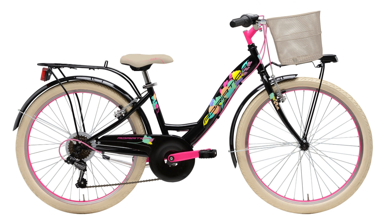 Bicicleta Adriatica Girl 20 Bimba 7V Neagra