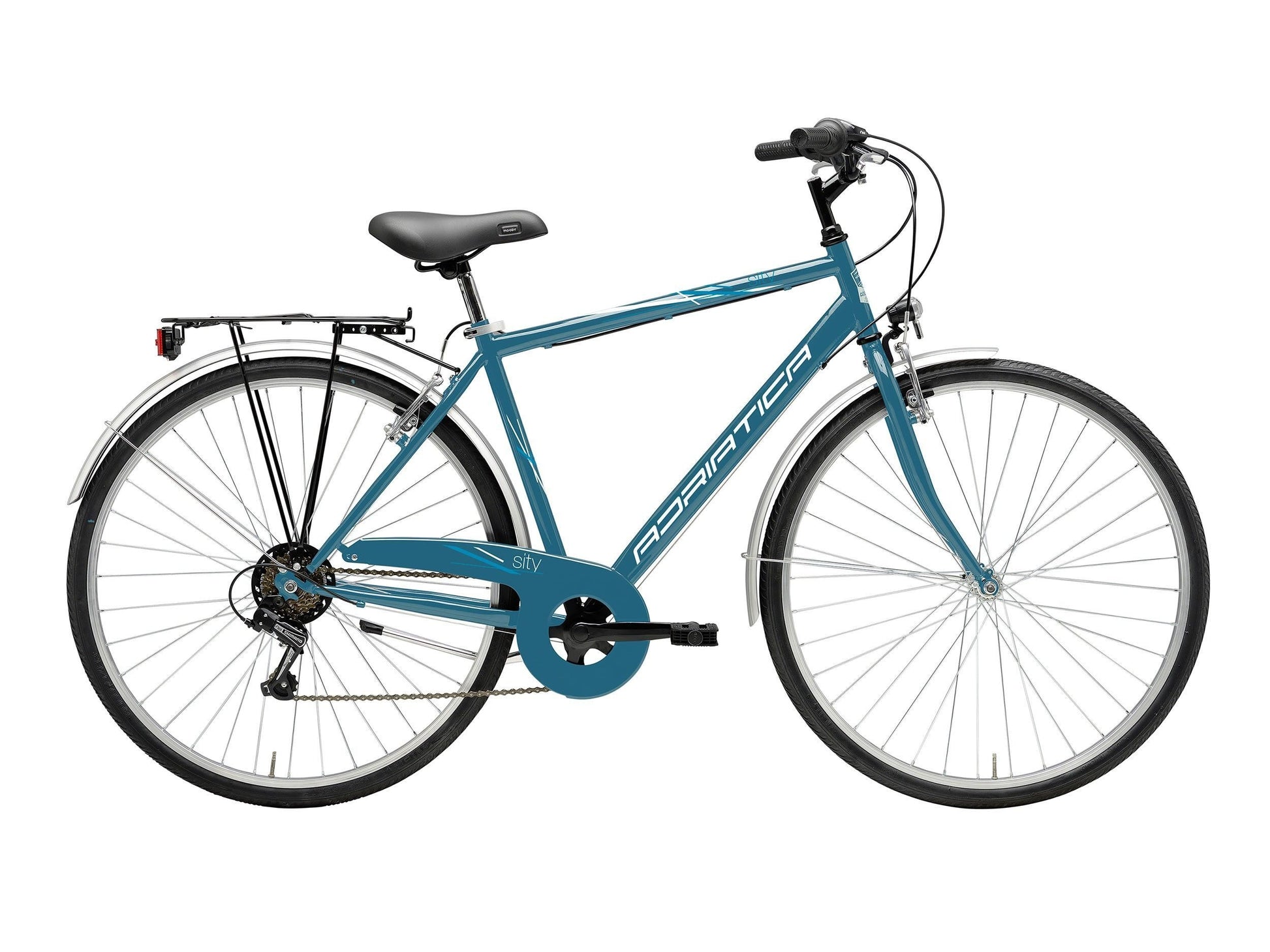 bicicleta adriatica movie man 6v 28 petrol blue 55 cm
