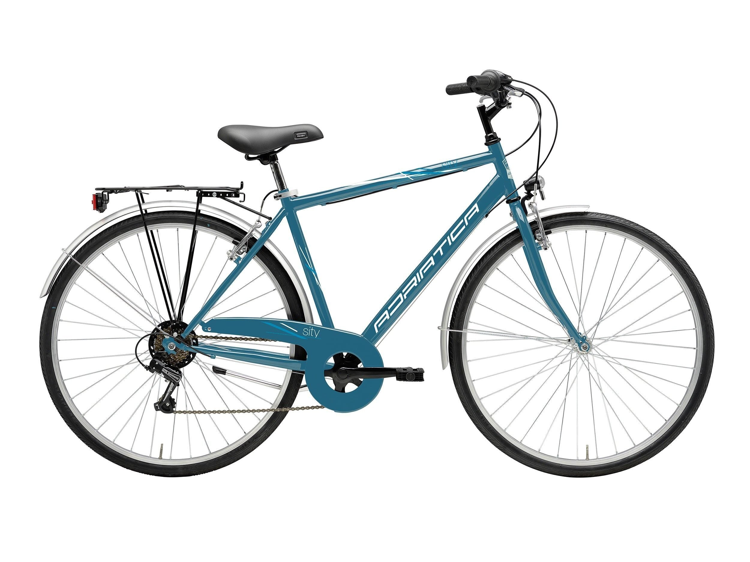 bicicleta adriatica movie man 6v 28 petrol blue 55 cm