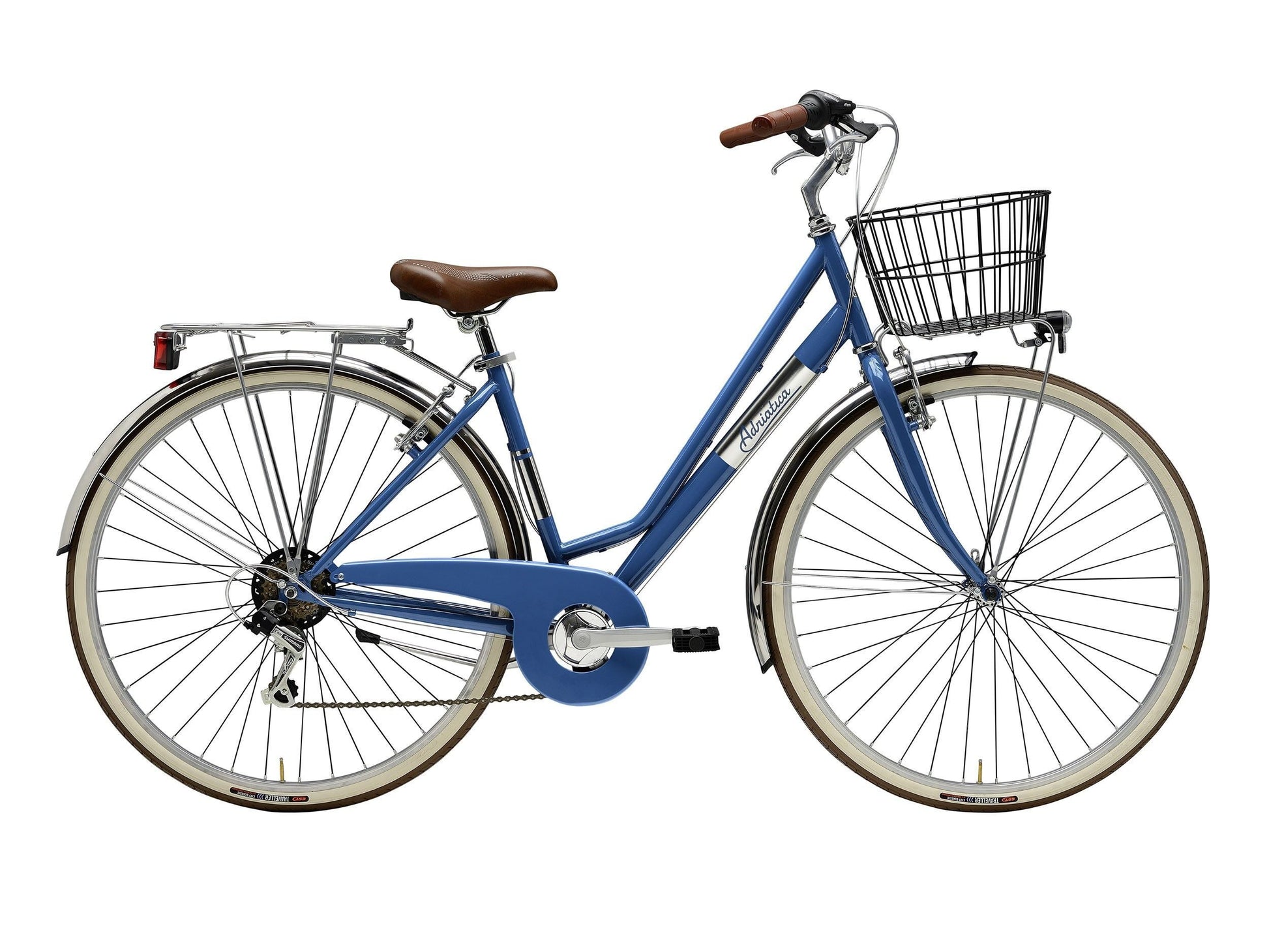 bicicleta adriatica panarea lady 28 albastru avio 450mm