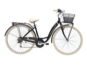 bicicleta adriatica panda 28 lady 6v negru mat 42 cm