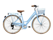 bicicleta adriatica retro lady 28 albastru deschis 450mm