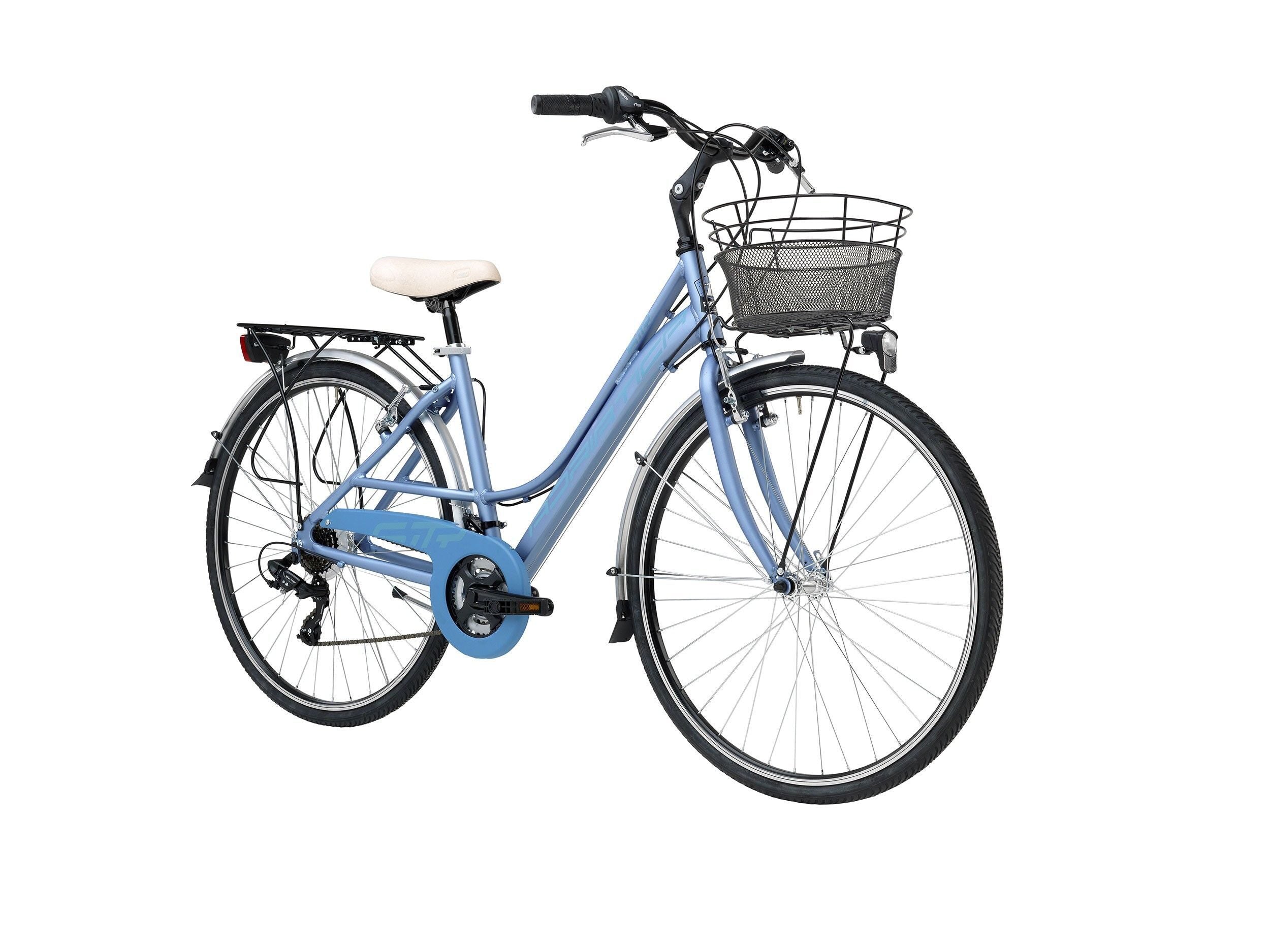 bicicleta adriatica sity 3 6v donna albastra 45 cm