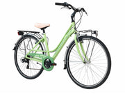 bicicleta adriatica sity 3 6v donna verde 45 cm
