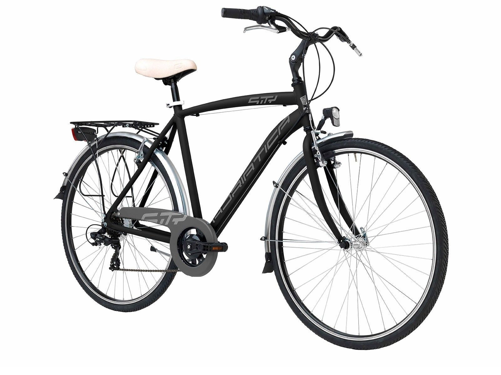 bicicleta adriatica sity 3 6v man neagra 55 cm