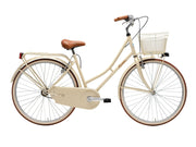 bicicleta adriatica week end lady 26 1v crem 45 cm