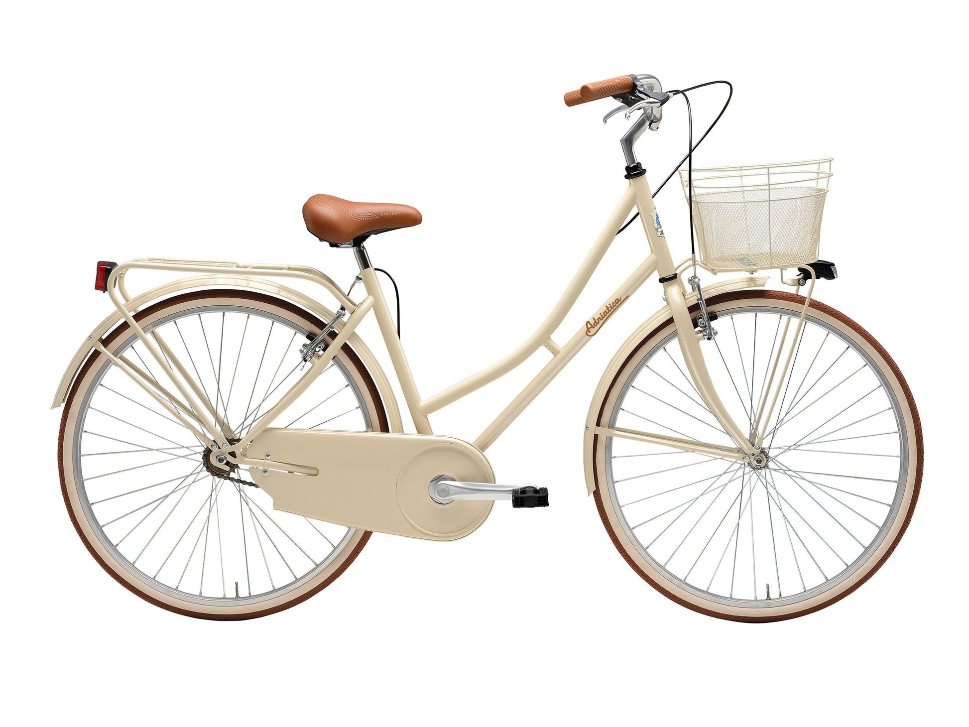 bicicleta adriatica week end lady 26 1v crem 45 cm