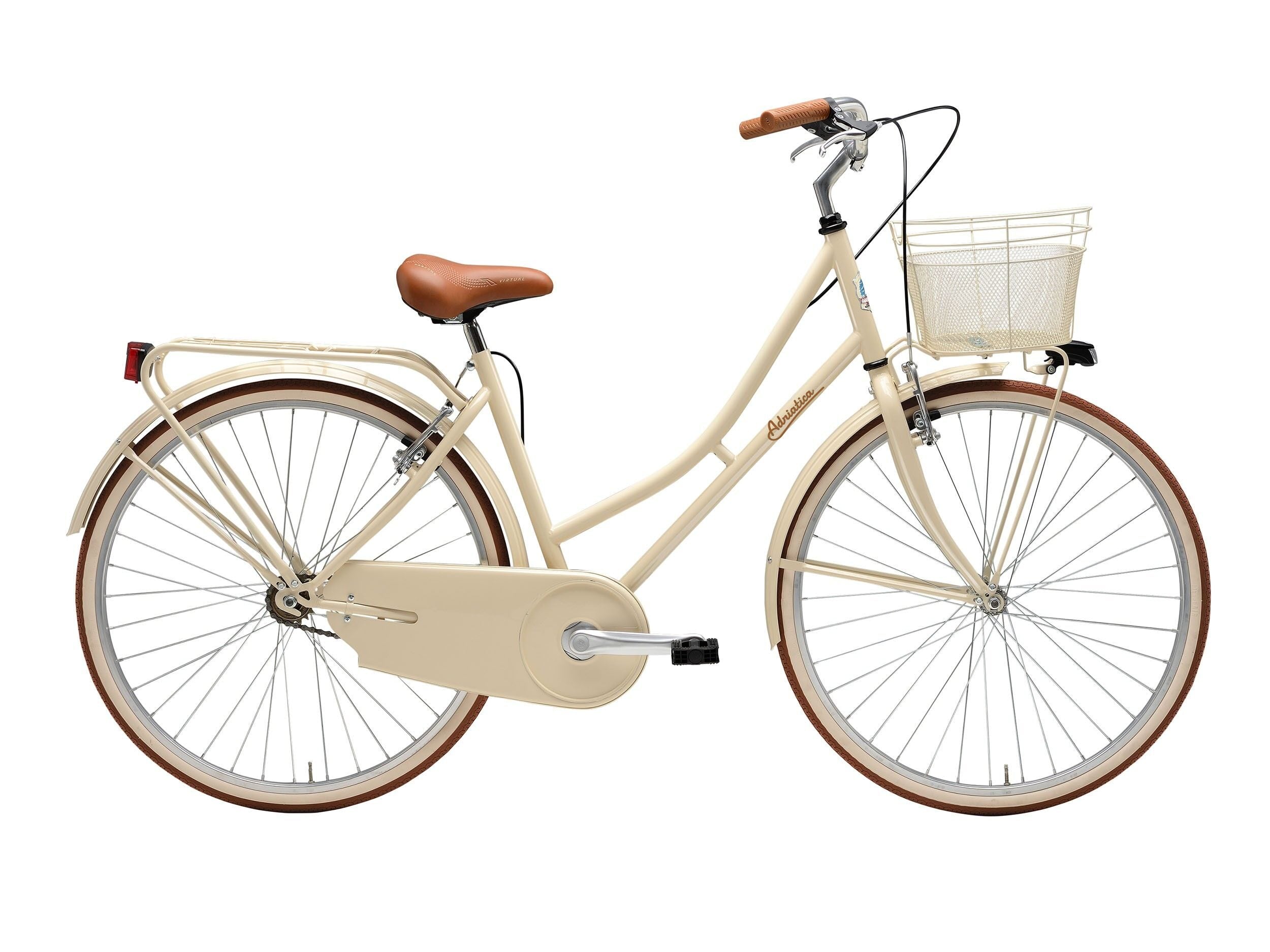 bicicleta adriatica week end lady 26 1v crem 45 cm