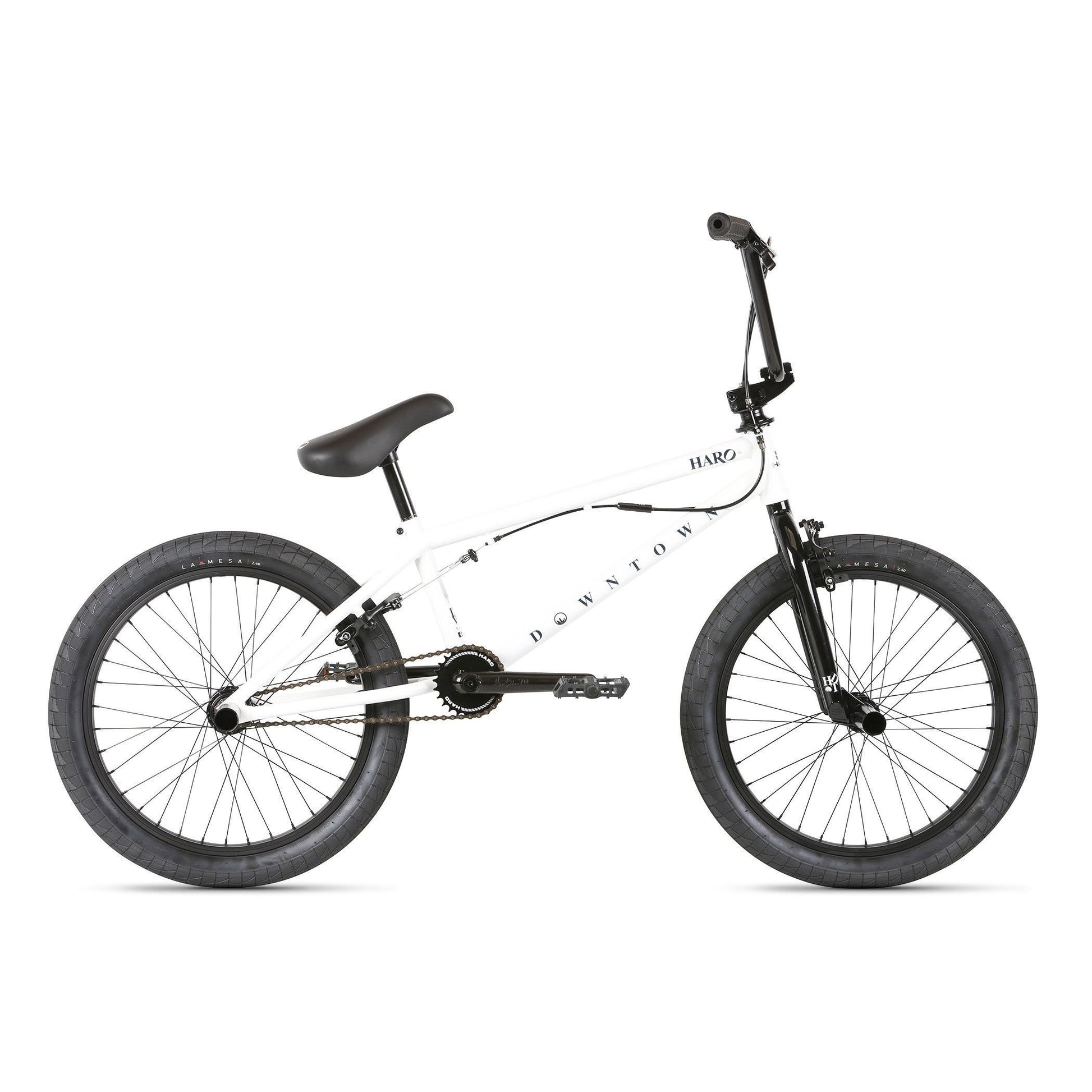 bicicleta bmx haro downtown dlx 20 alb