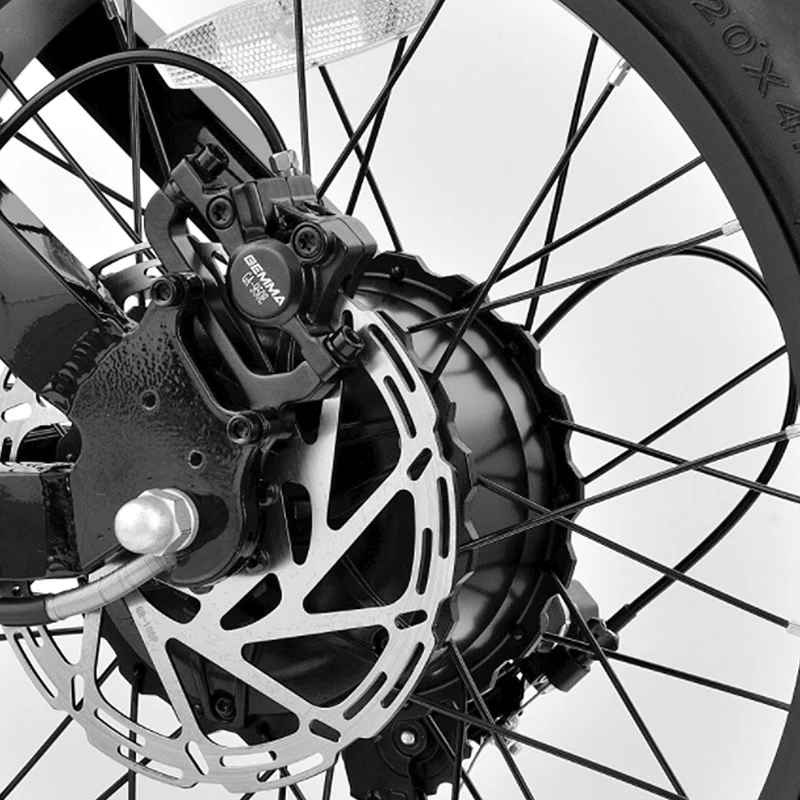 Bicicleta electrica Fat-Bike Viketory 20 Albastru/Alb