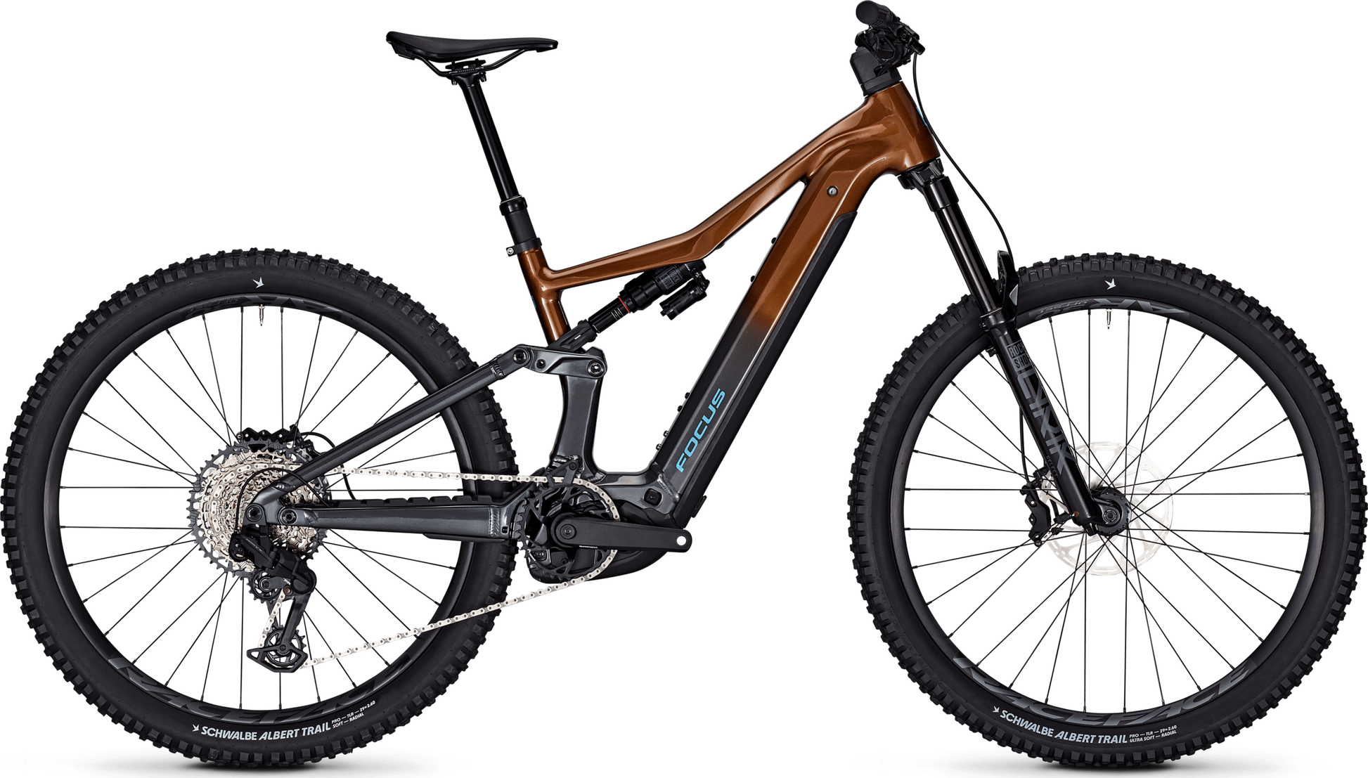 bicicleta electrica focus jam 2 68 29 600wh gold brown diamond black l44cm