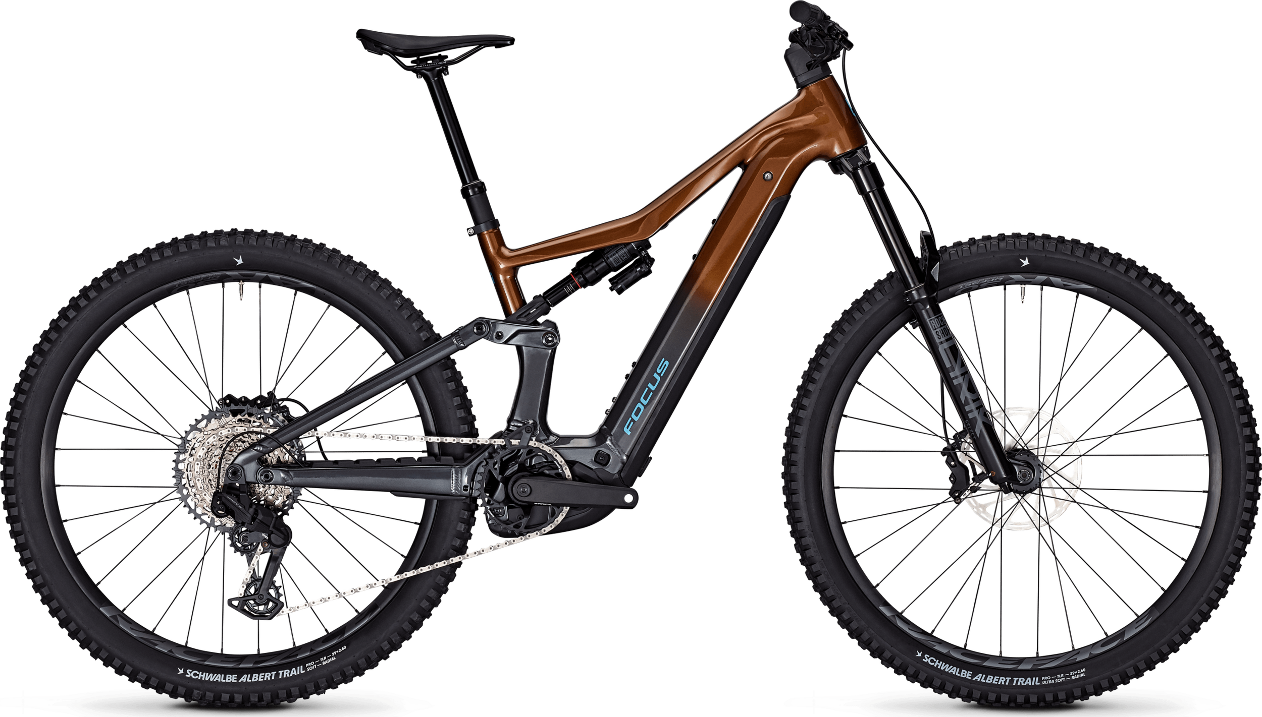bicicleta electrica focus jam 2 68 29 600wh gold brown diamond black m42cm