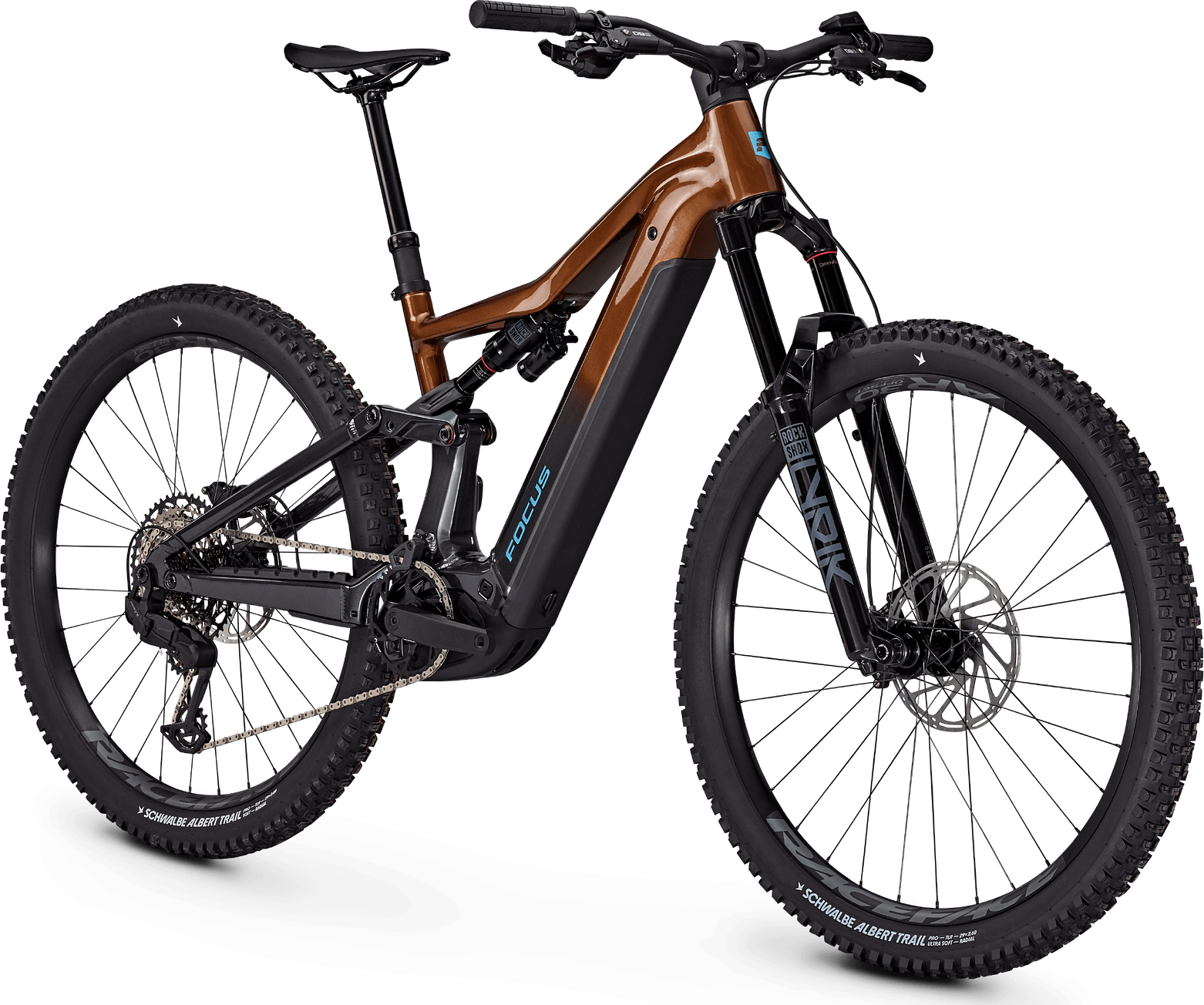 Bicicleta Electrica Focus Jam 2 6.8 29 600Wh Gold Brown / Diamond Black - XL(46cm)
