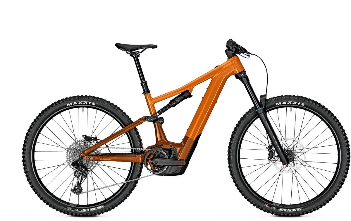 bicicleta electrica focus sam 2 67 29 orange brown m42cm