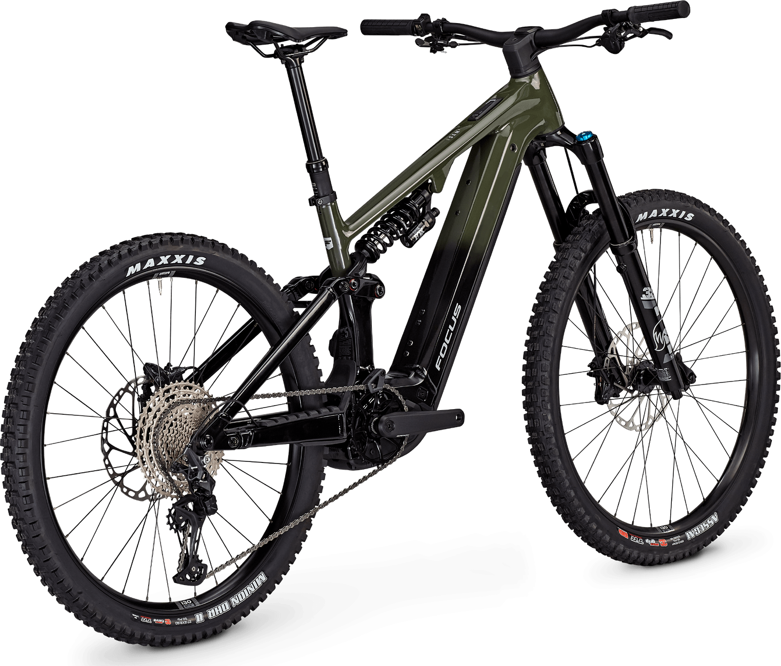 bicicleta electrica focus sam 2 68 29 600wh urban green magic black l44cm 1