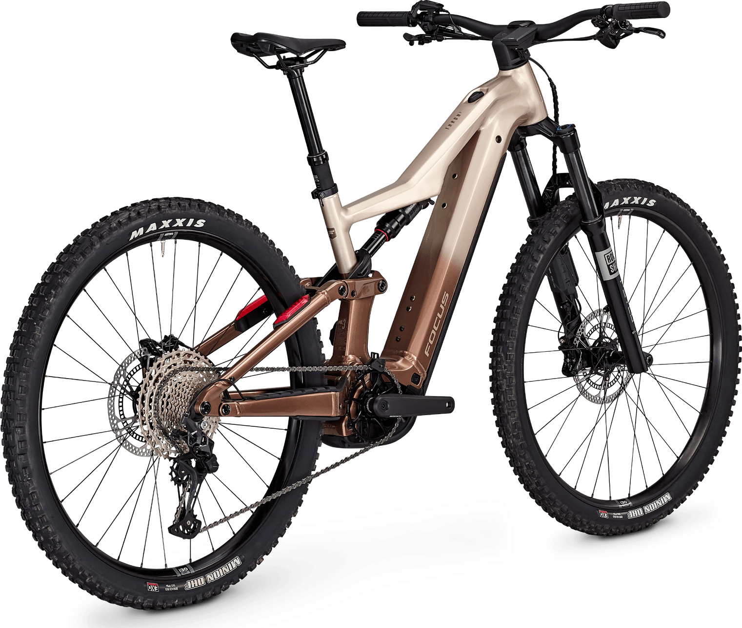 bicicleta electrica focus thron 2 68 abs 29 600wh adamant silver platinum bronze l45cm 1