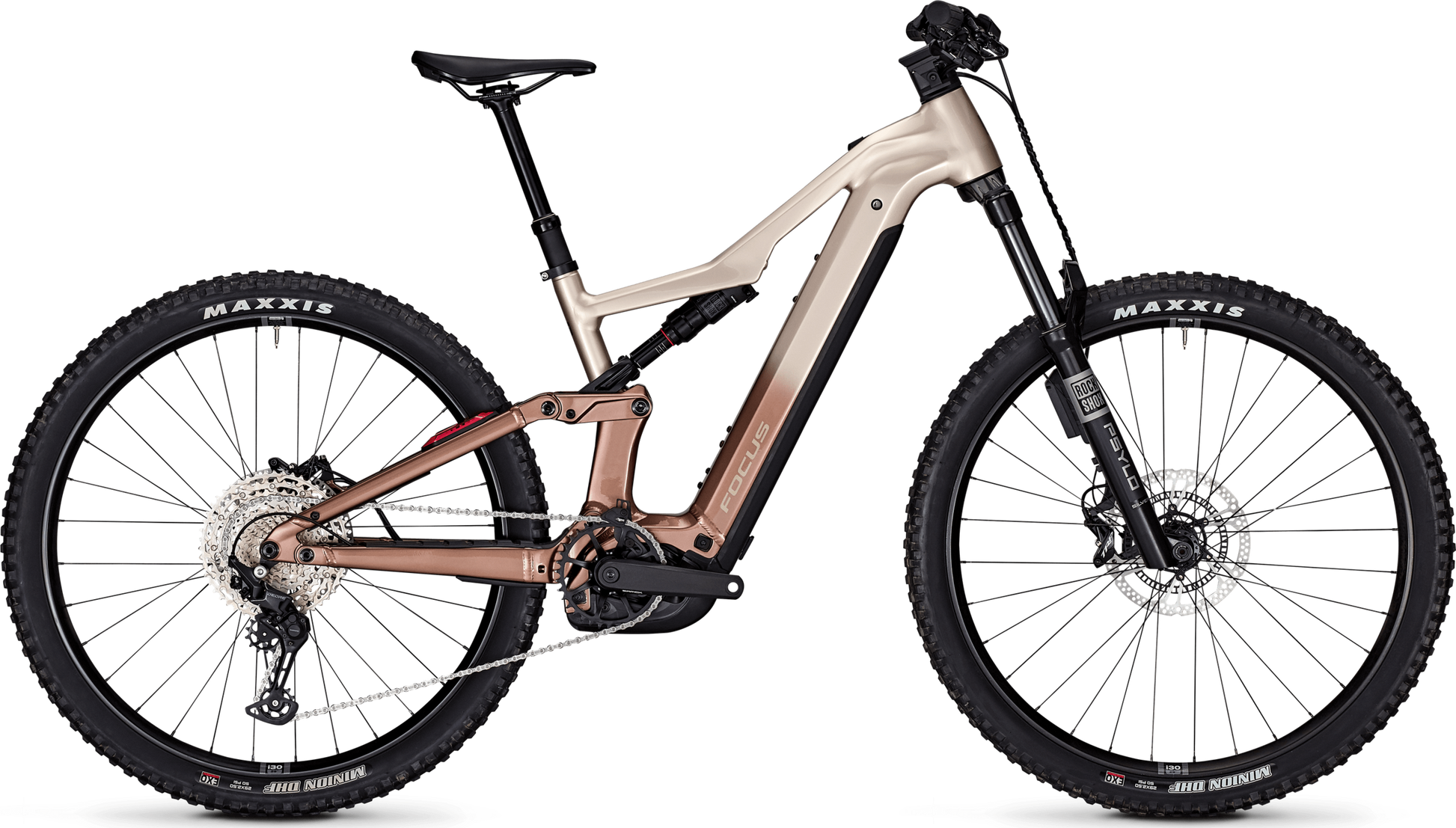 bicicleta electrica focus thron 2 68 abs 29 600wh adamant silver platinum bronze l45cm