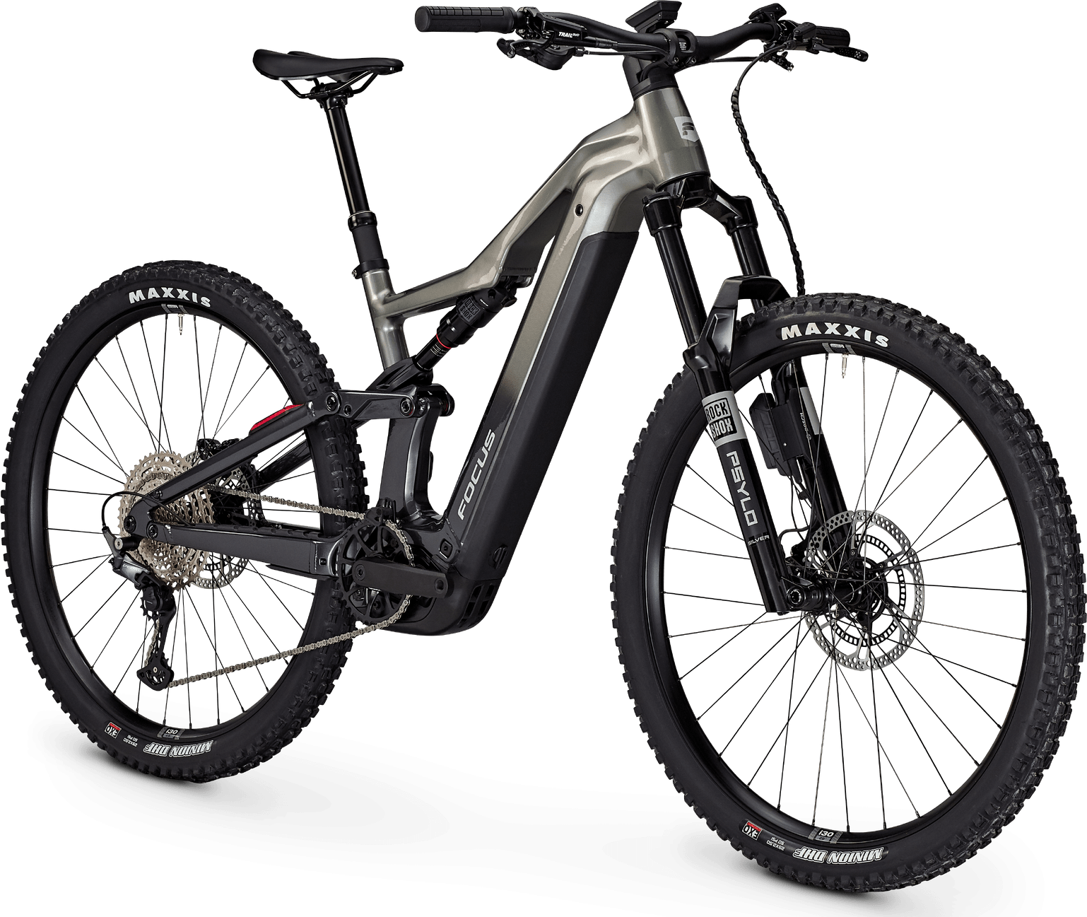 bicicleta electrica focus thron 2 68 abs 29 600wh steel grey diamond black m42cm 1
