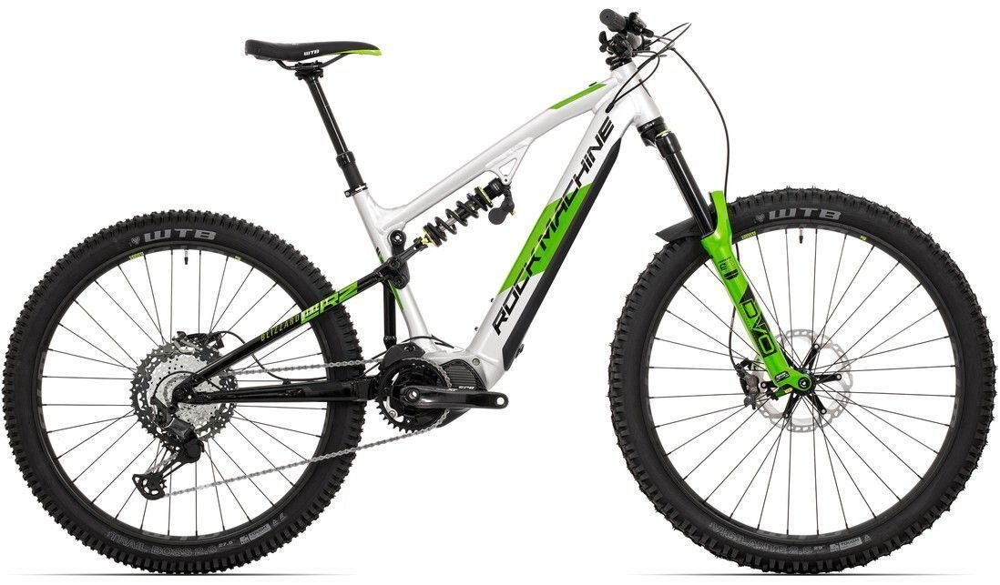 bicicleta electrica rock machine blizzard int e90 297 rz 29 gloss silver black green 190 l 3