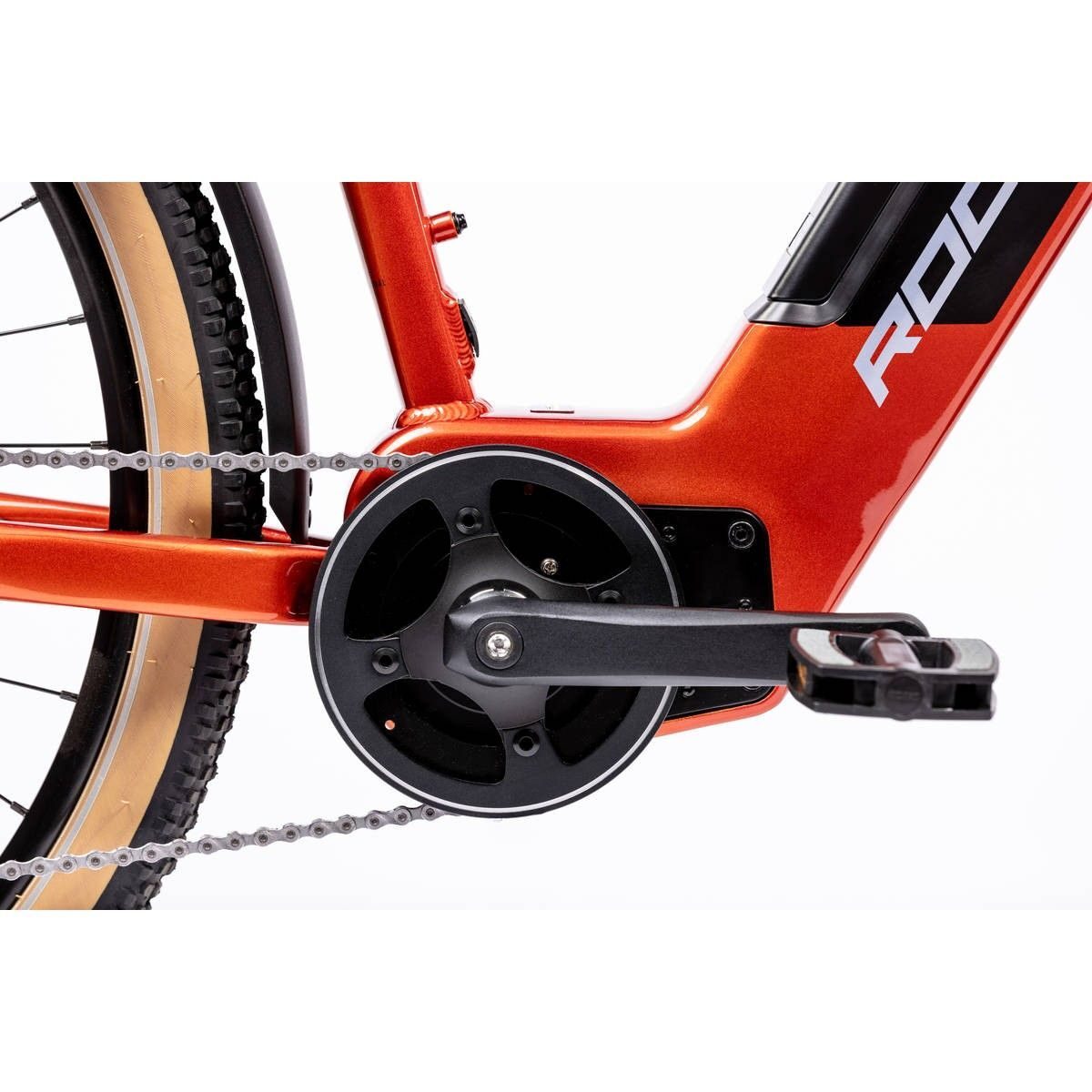 bicicleta electrica rock machine storm int e90 29 unisex touring 29 gloss metallic orange silver 190 l 2