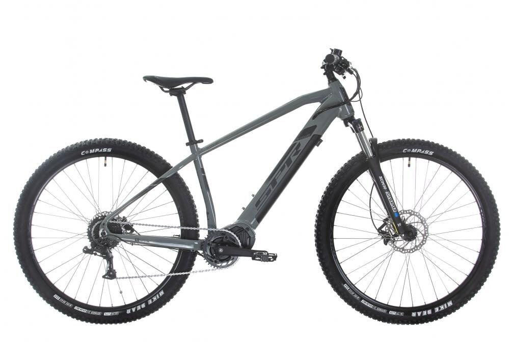 bicicleta electrica sprint e mtb pulse 29 gri lucios 440mmm