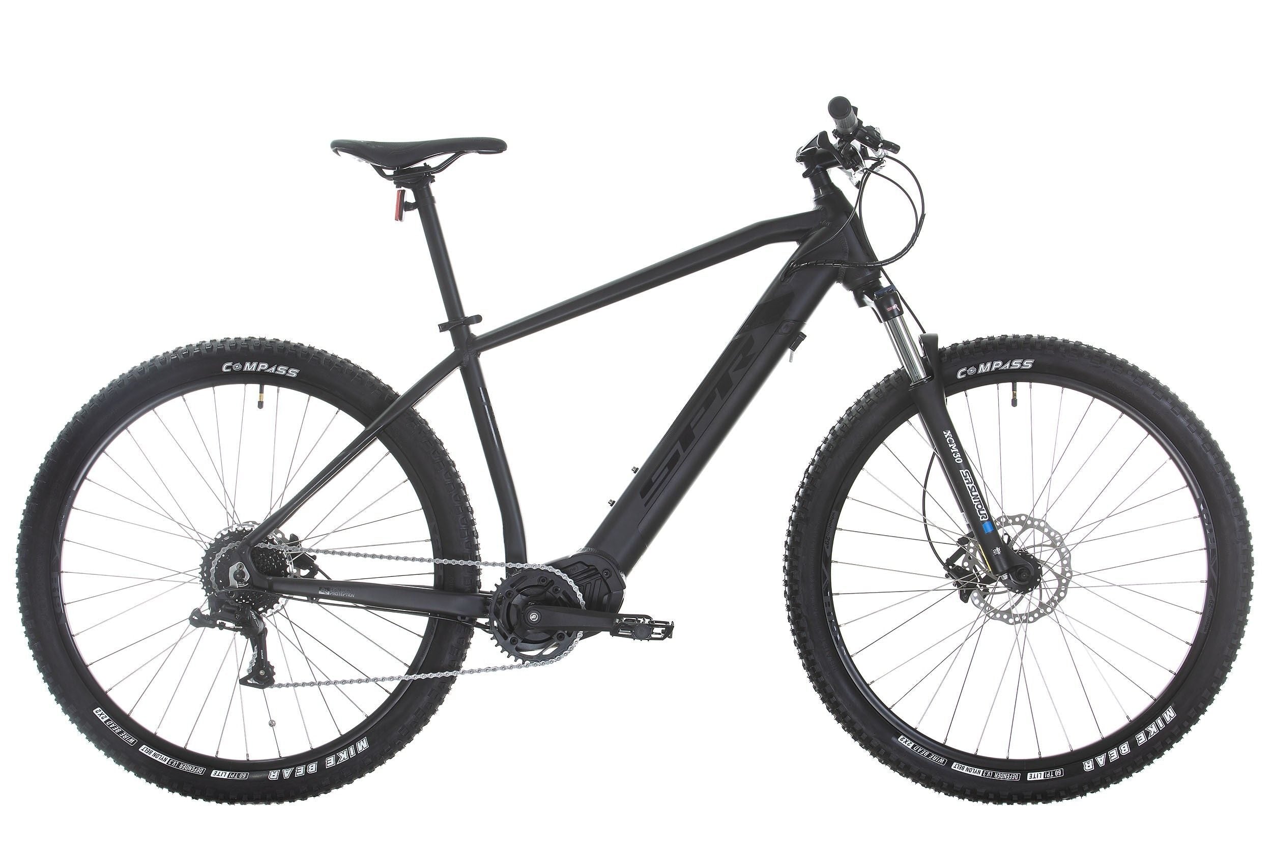 bicicleta electrica sprint e mtb pulse 29 negru mat negru 480mml