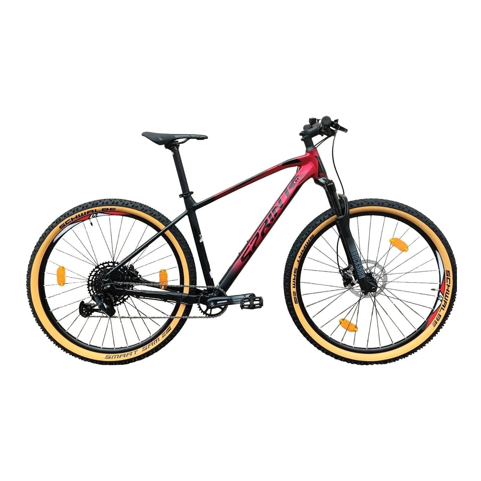 bicicleta mtb sprint apolon 12 29 negru rosu mat 520 mm