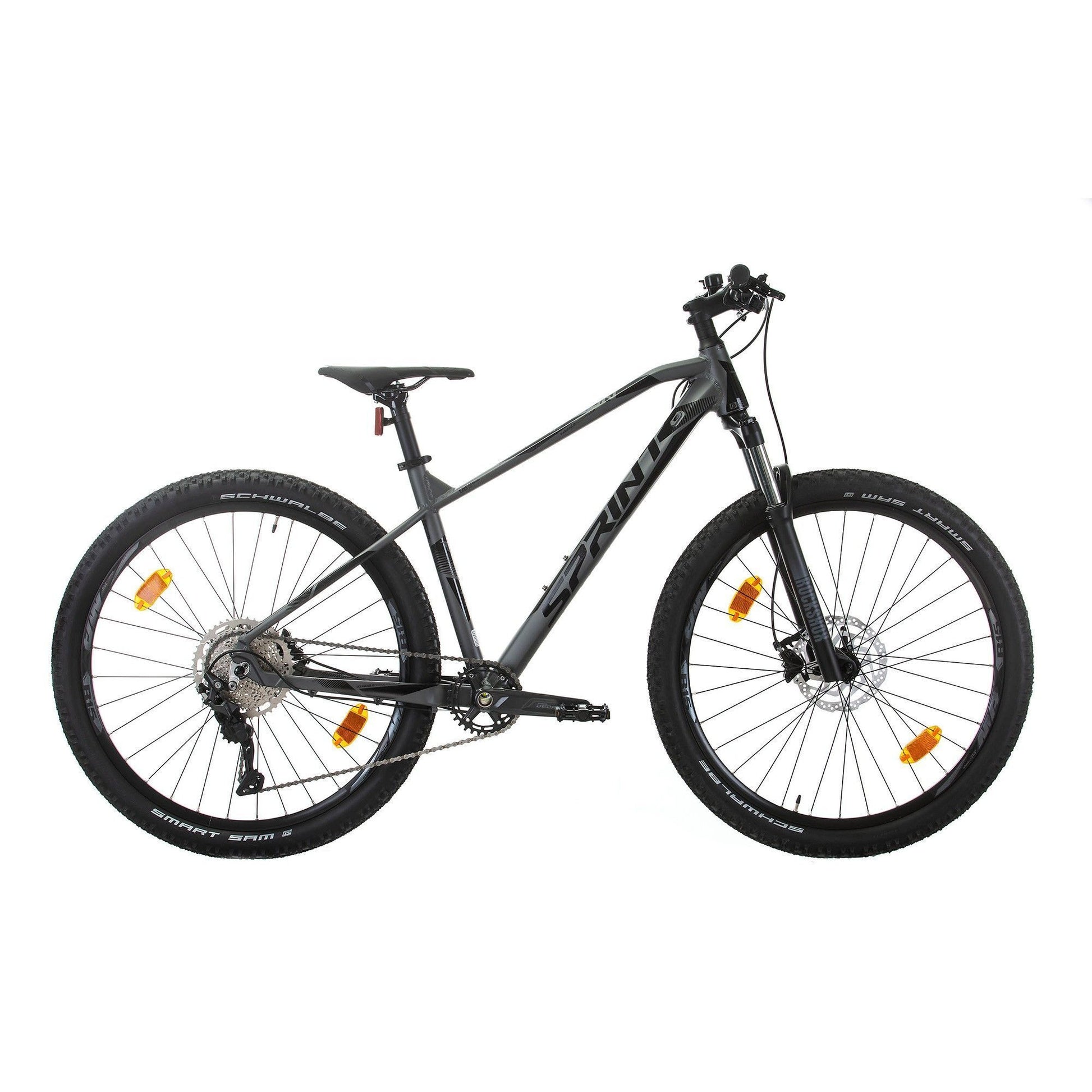 bicicleta mtb sprint apolon pro 275 gri mat negru 480 mm
