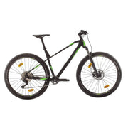 bicicleta mtb sprint apolon pro 29 negru mat verde neon 480 mm