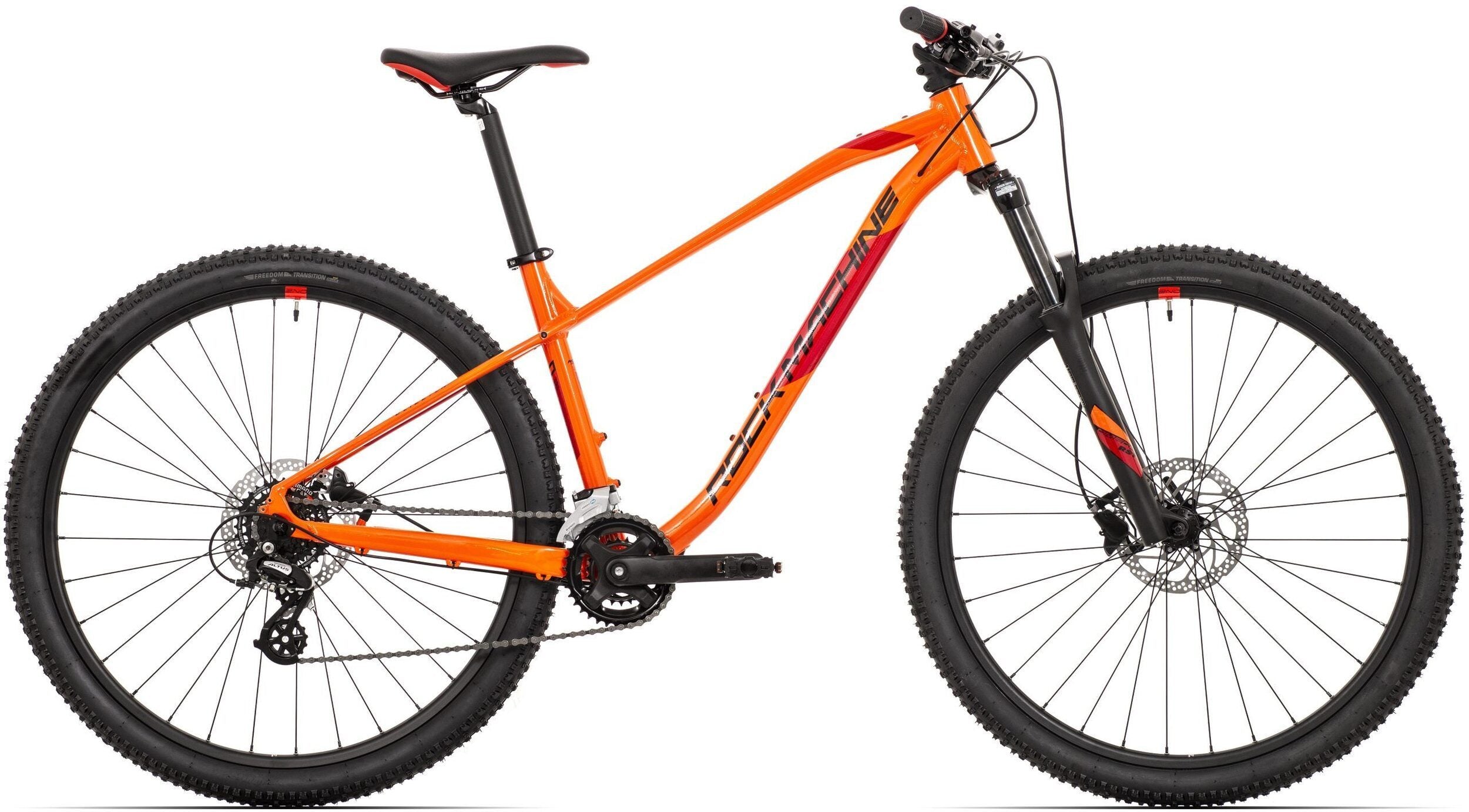 bicicleta rock machine blizz 10 29 29 gloss neon orange dark red black 170 m 1 scaled