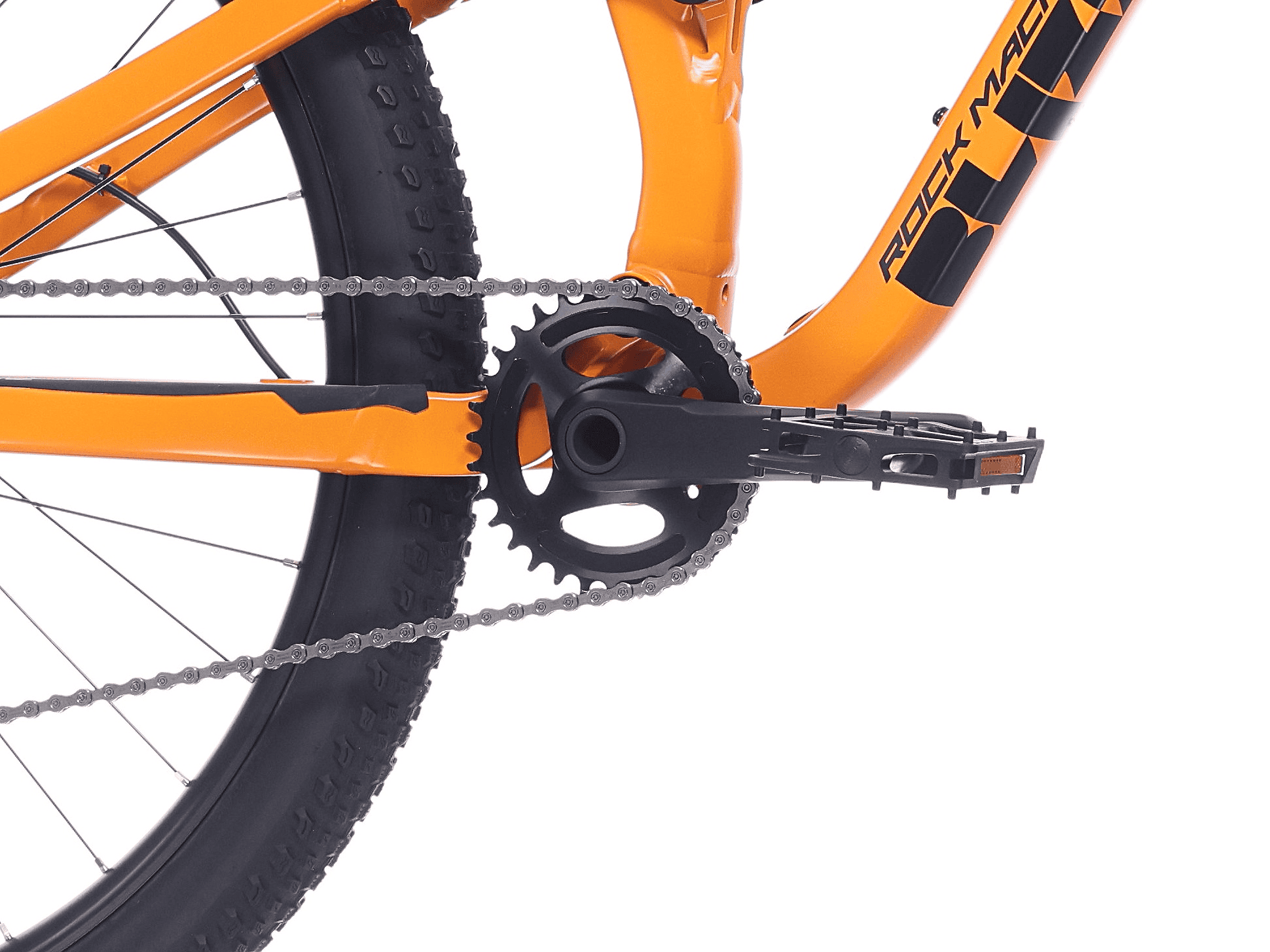 Bicicleta Rock Machine Blizz 27 FS 30 27.5 Matte Lava Orange 34cm - (S)