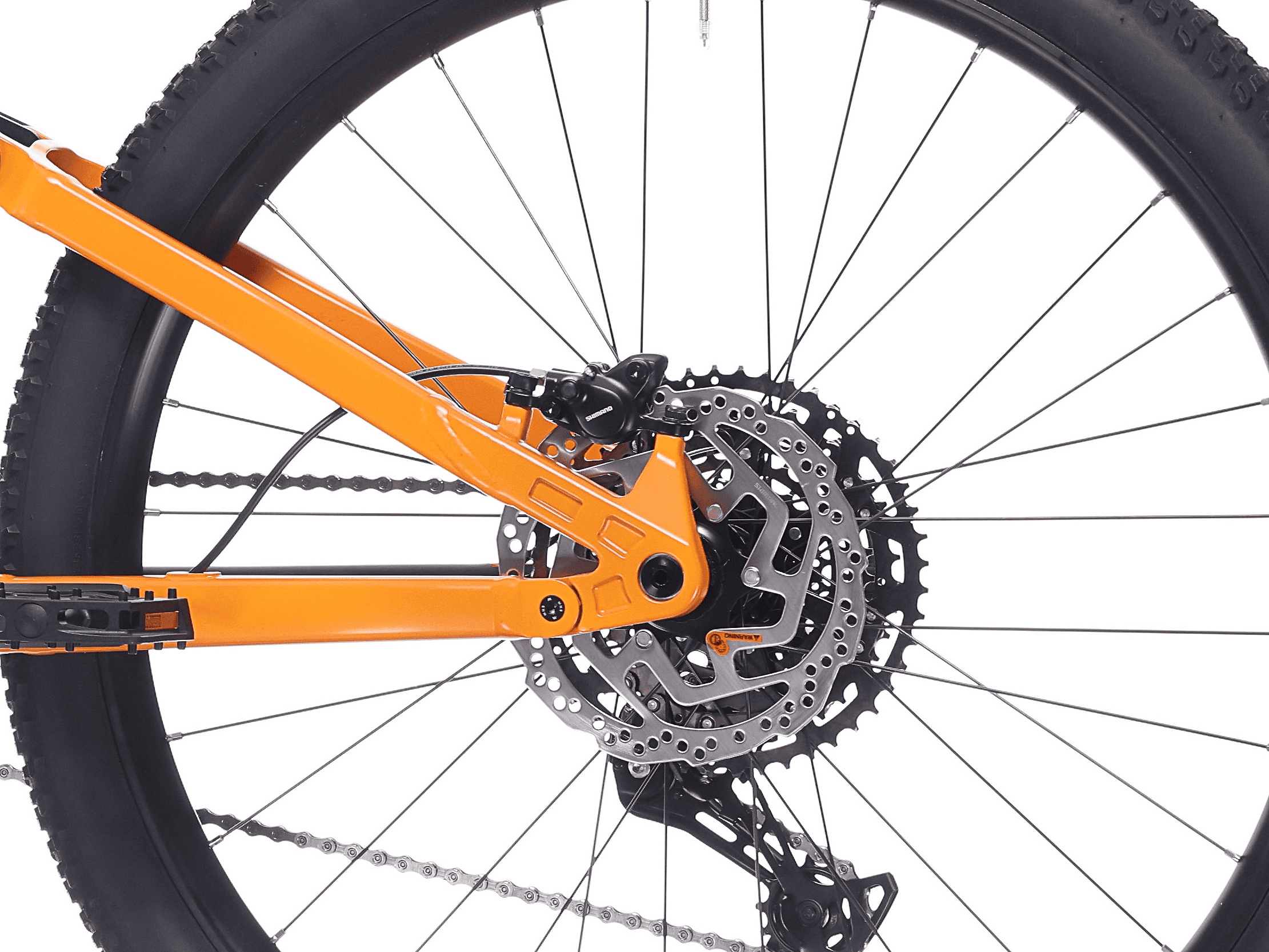 Bicicleta Rock Machine Blizz 27 FS 30 27.5 Matte Lava Orange 34cm - (XS)
