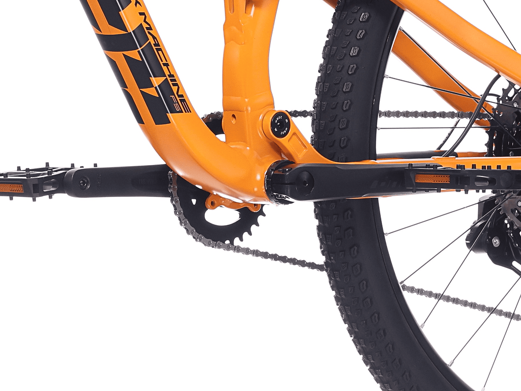 Bicicleta Rock Machine Blizz 27 FS 30 27.5 Matte Lava Orange 34cm - (XS)