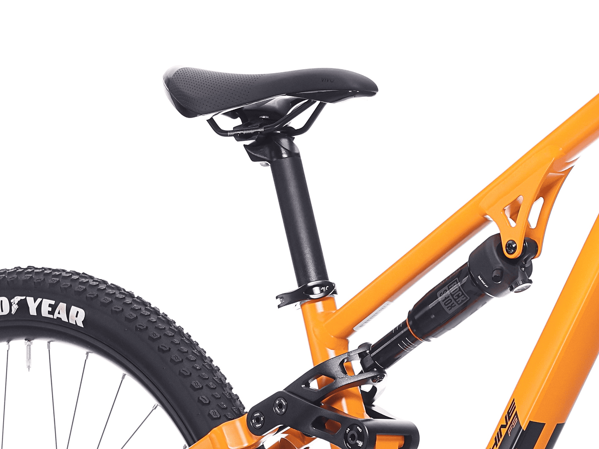 Bicicleta Rock Machine Blizz 27 FS 30 27.5 Matte Lava Orange 34cm - (XS)