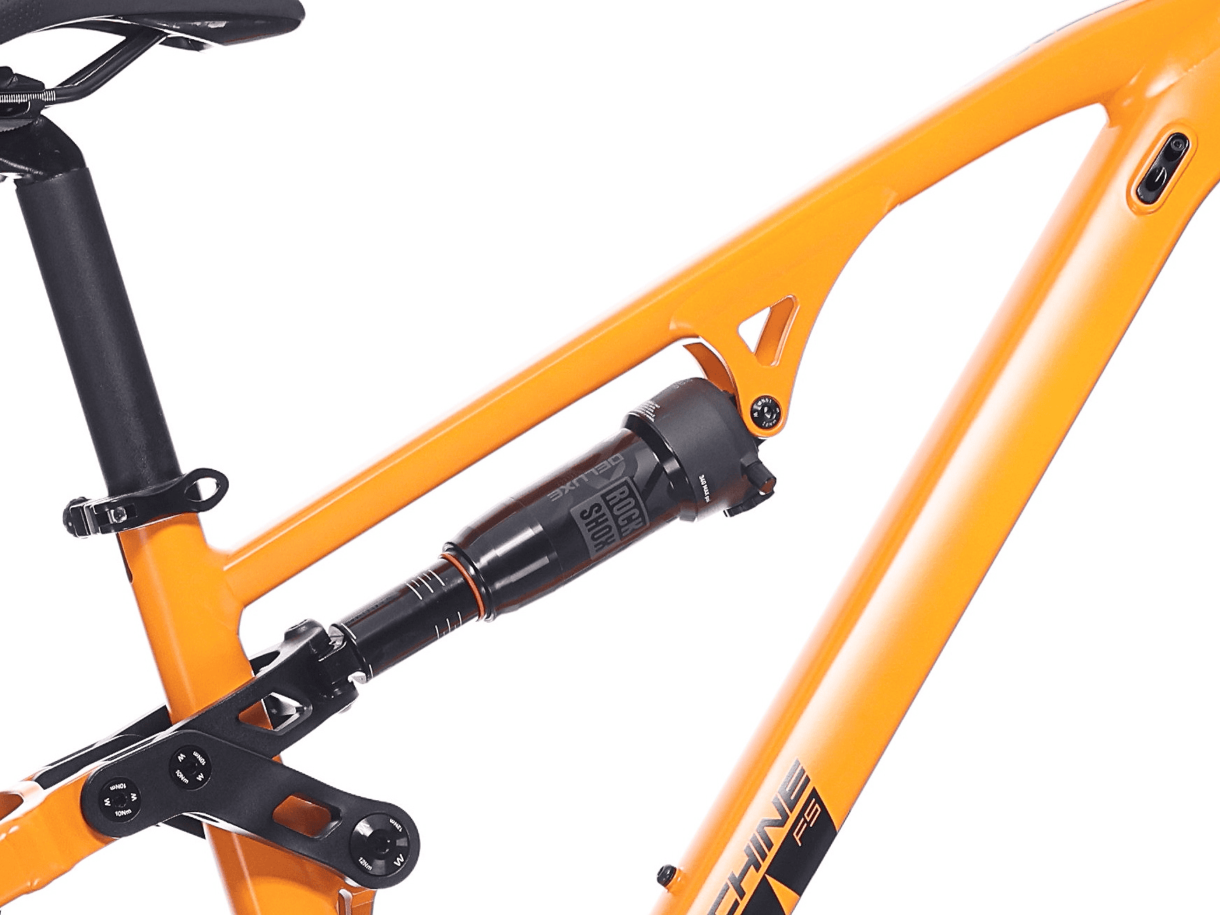 Bicicleta Rock Machine Blizz 27 FS 30 27.5 Matte Lava Orange 38cm - (M)