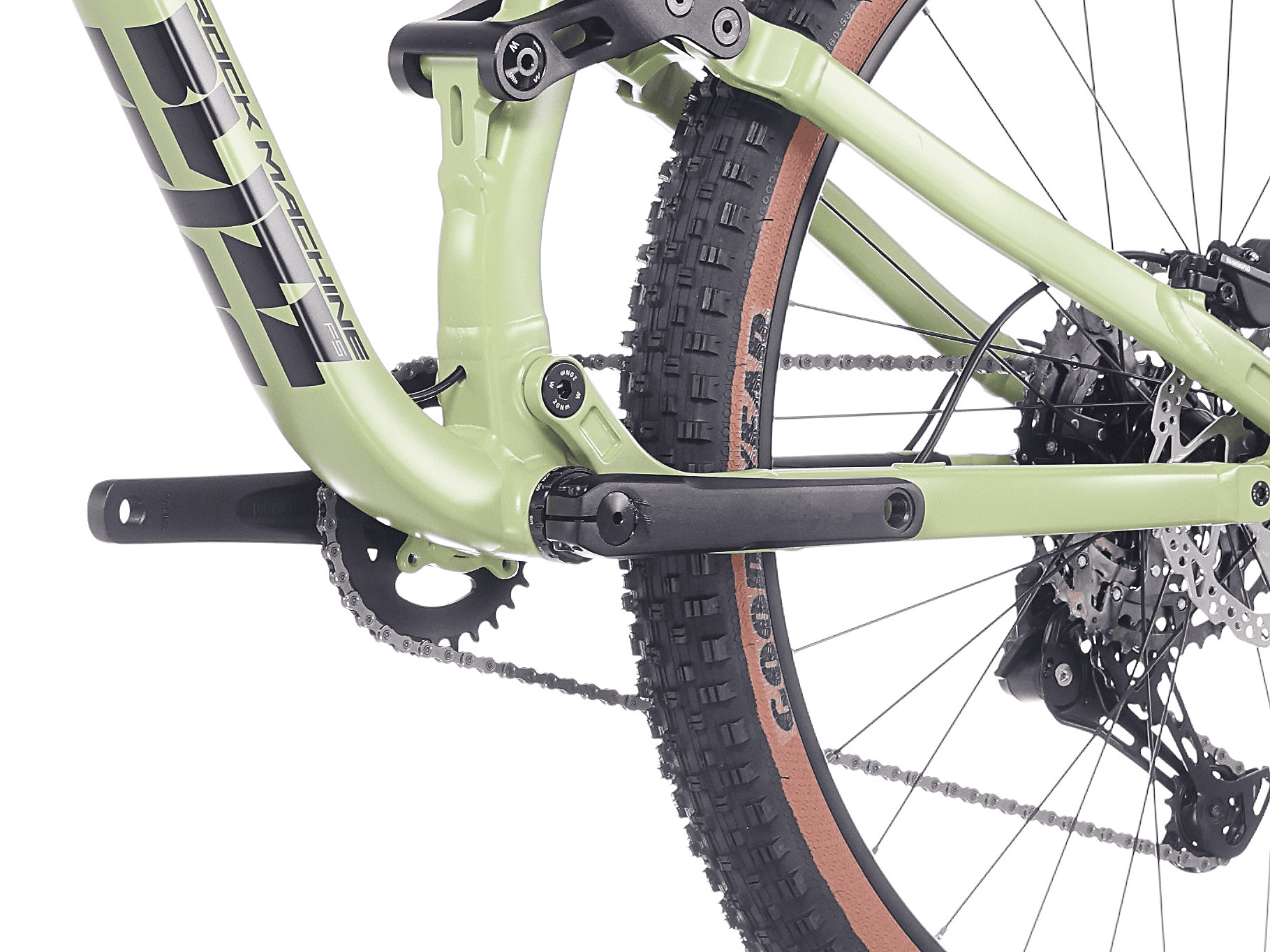 Bicicleta Rock Machine Blizz 27 FS 50 27.5 Matte Jade Green 38cm - (M)
