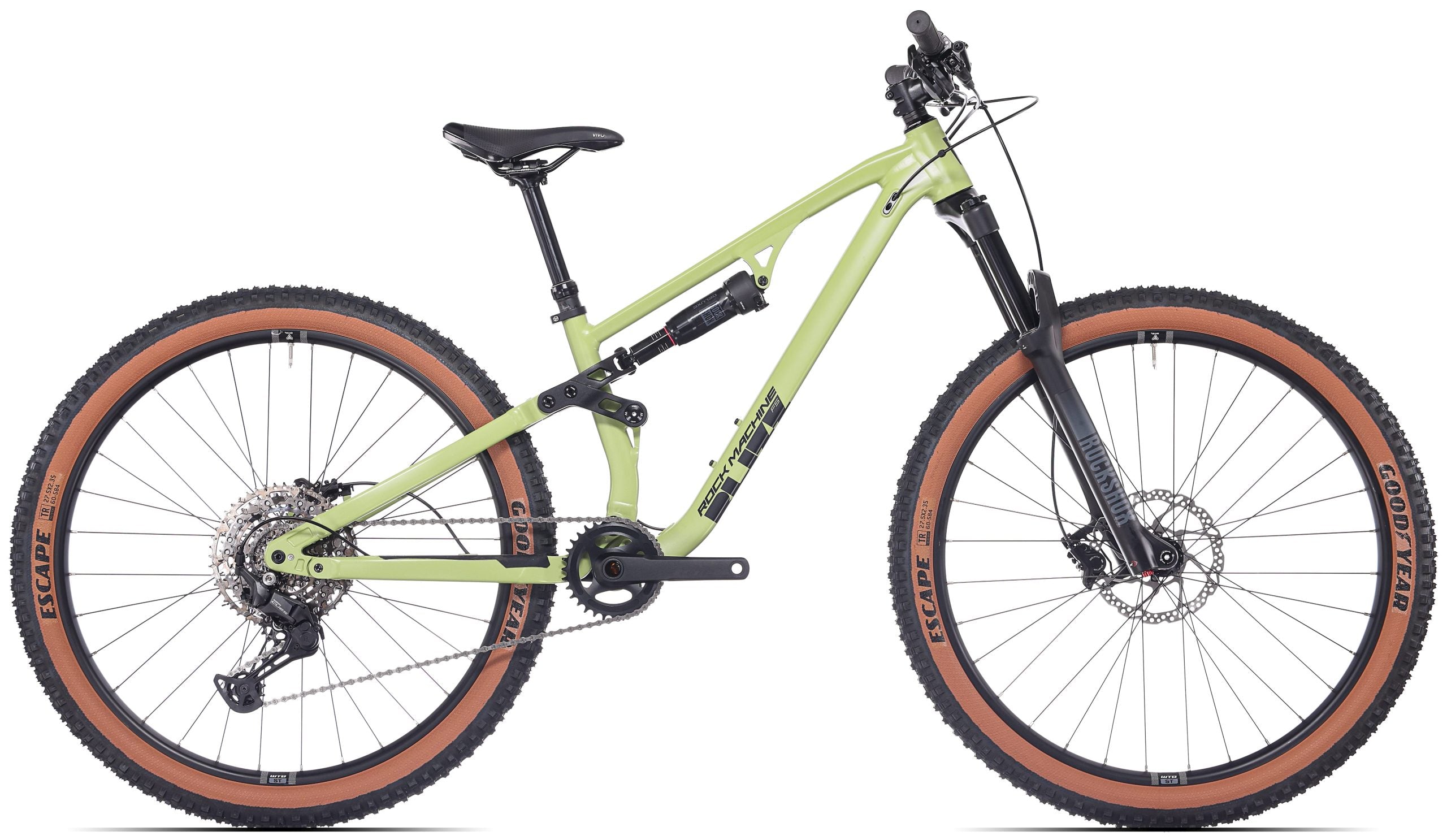 Bicicleta Rock Machine Blizz 27 FS 50 27.5 Matte Jade Green 38cm - (M)