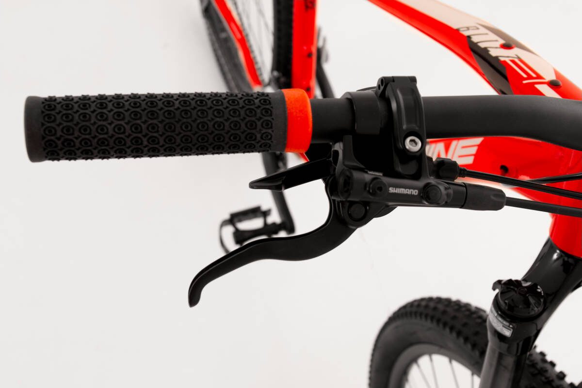 bicicleta rock machine blizz 30 29 29 gloss dark red black silver 150 s 3